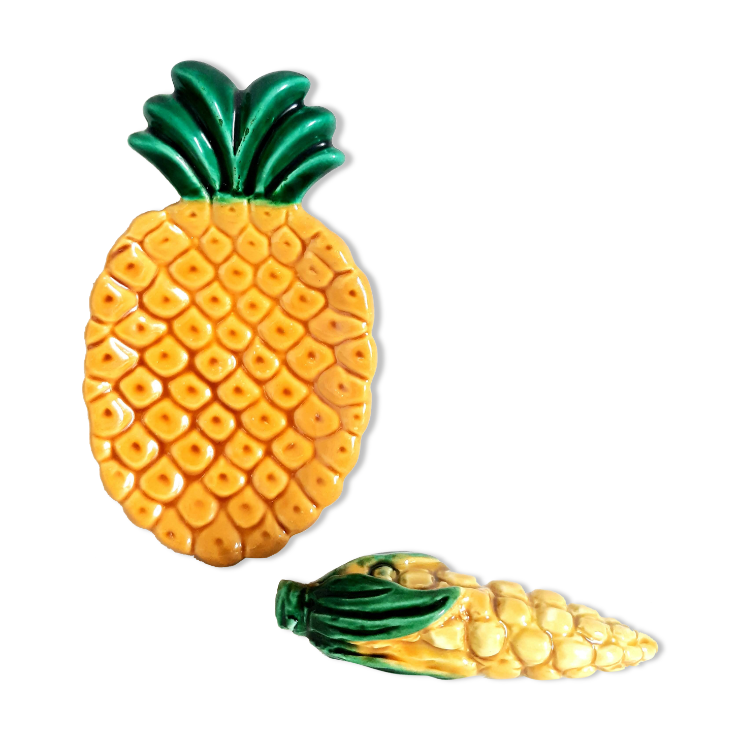Ananas barbotine Vallauris et maïs Biot, 1960