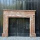Napoleon III Louis XIV Style Fireplace In Red Rance Marble Circa 1880