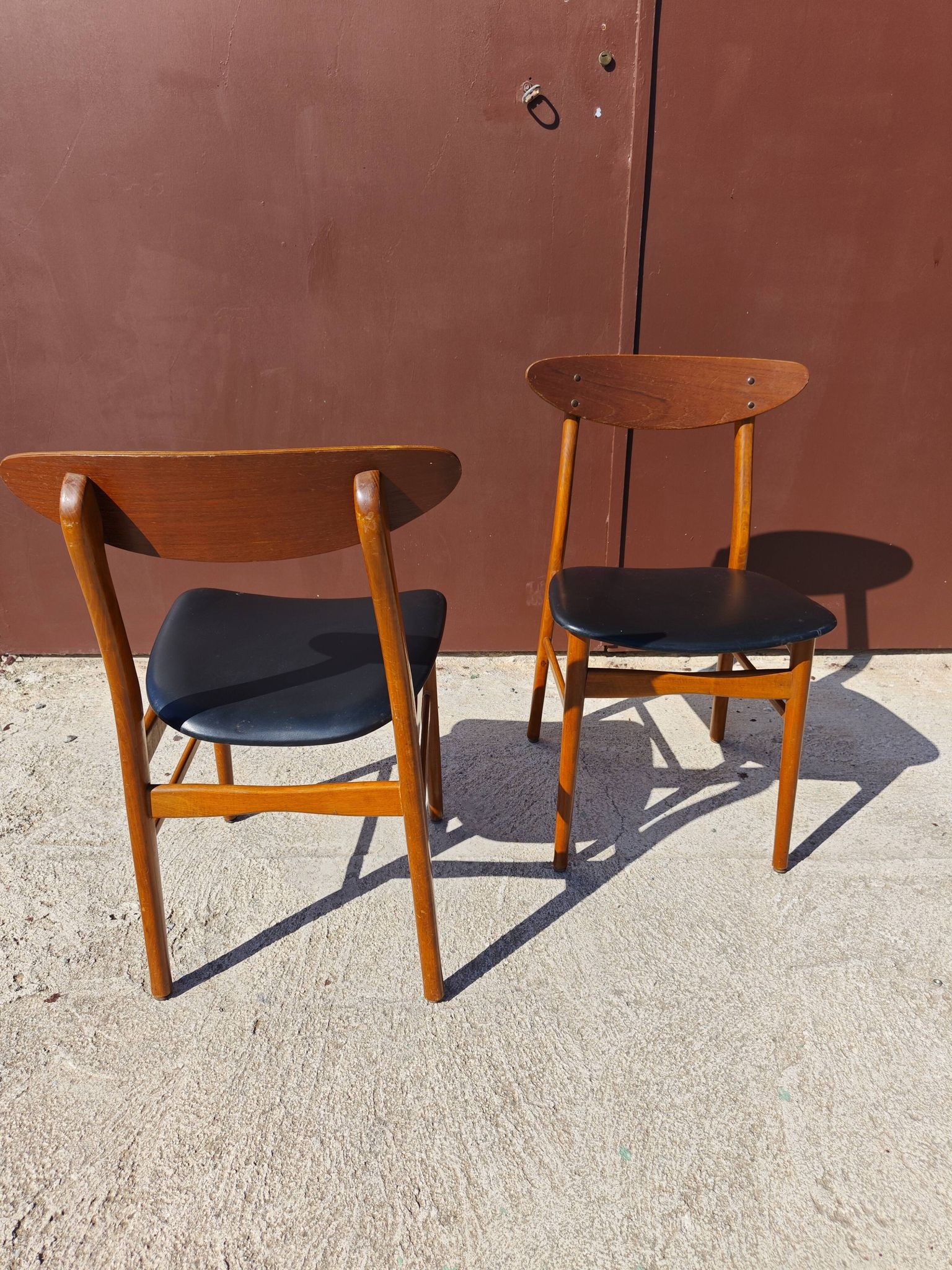 4 chaises Farstrup scandinave