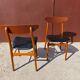 4 chaises Farstrup scandinave
