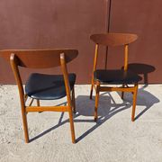 4 chaises Farstrup scandinave