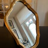 Gilded wooden table mirror