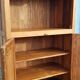 Old Art Deco radio cabinet in Burmese teak