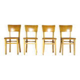 Set of 4 chairs THONET bistrot 1970