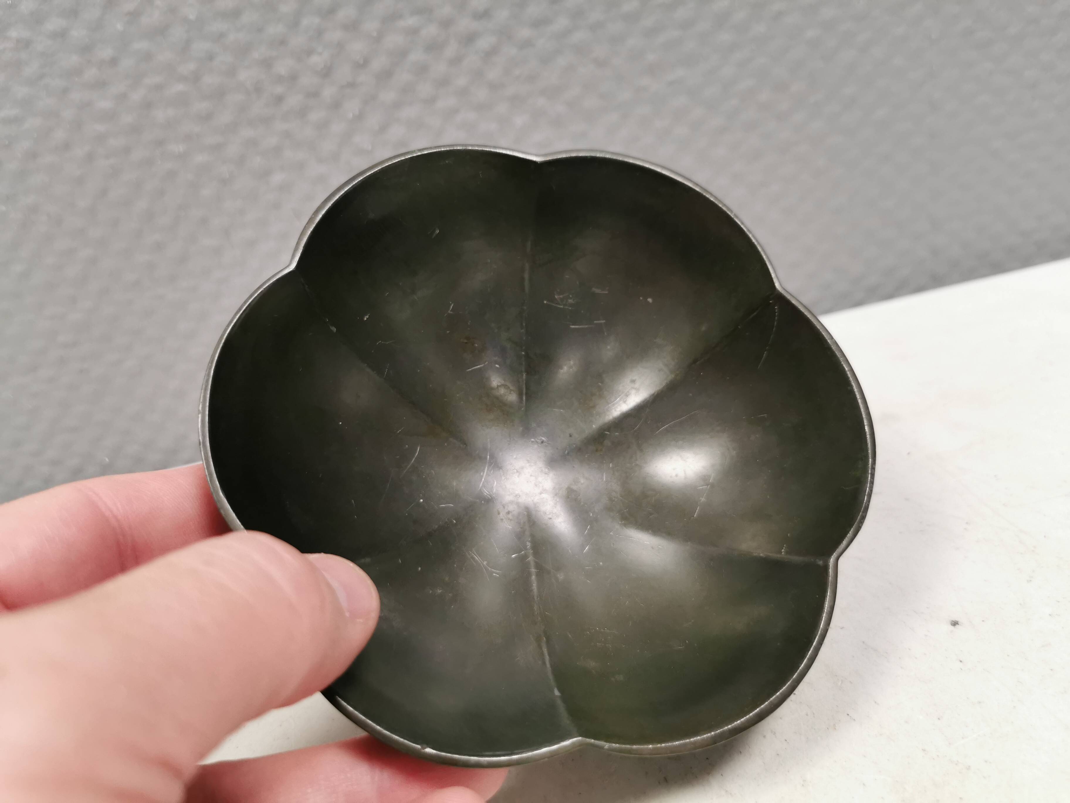 Classic Art Deco Just Andersen Footed Bowl/Stand from the 1920s-30s Denmark
