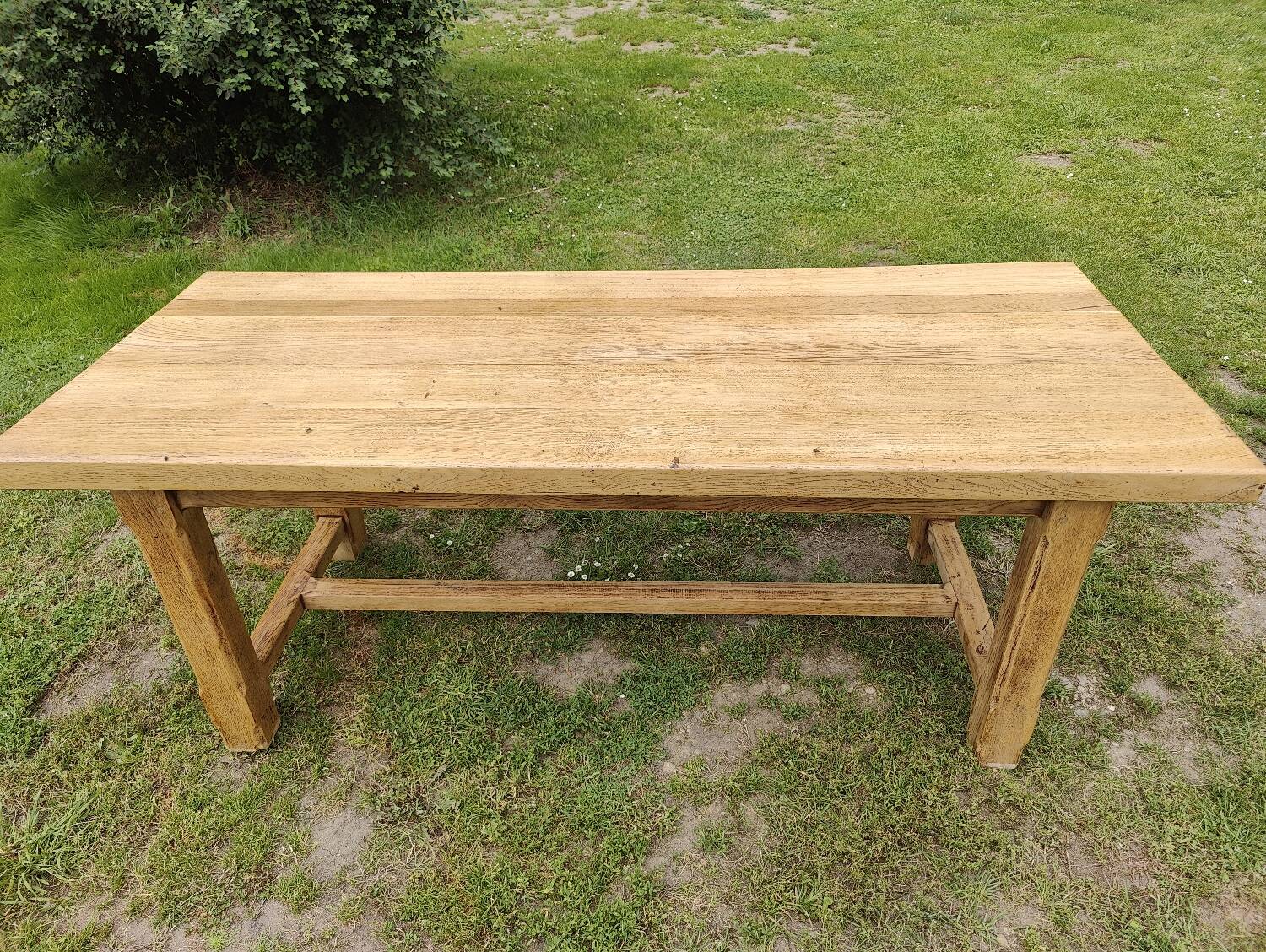 Oak farmhouse table