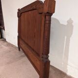 Antique headboard in solid pitch pine