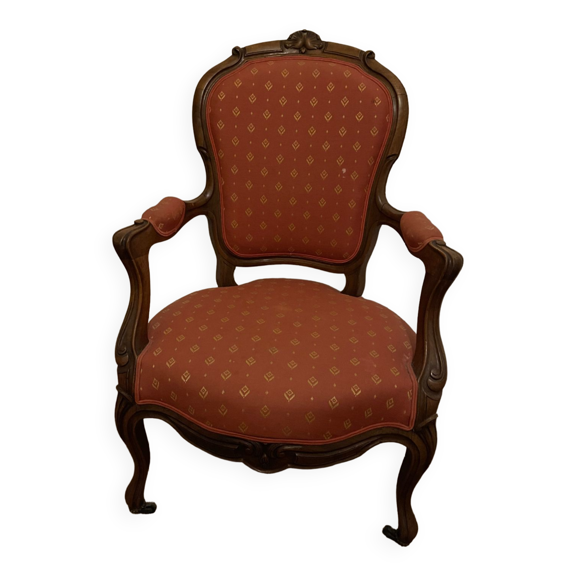 Antique Voltaire armchair