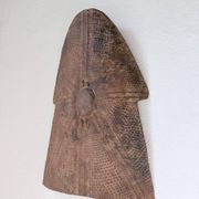 "Glagwa" shield embossed metal Cameroon 20th century