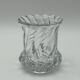 Small vase toothpick holder model bamboo crystal by Baccarat signed