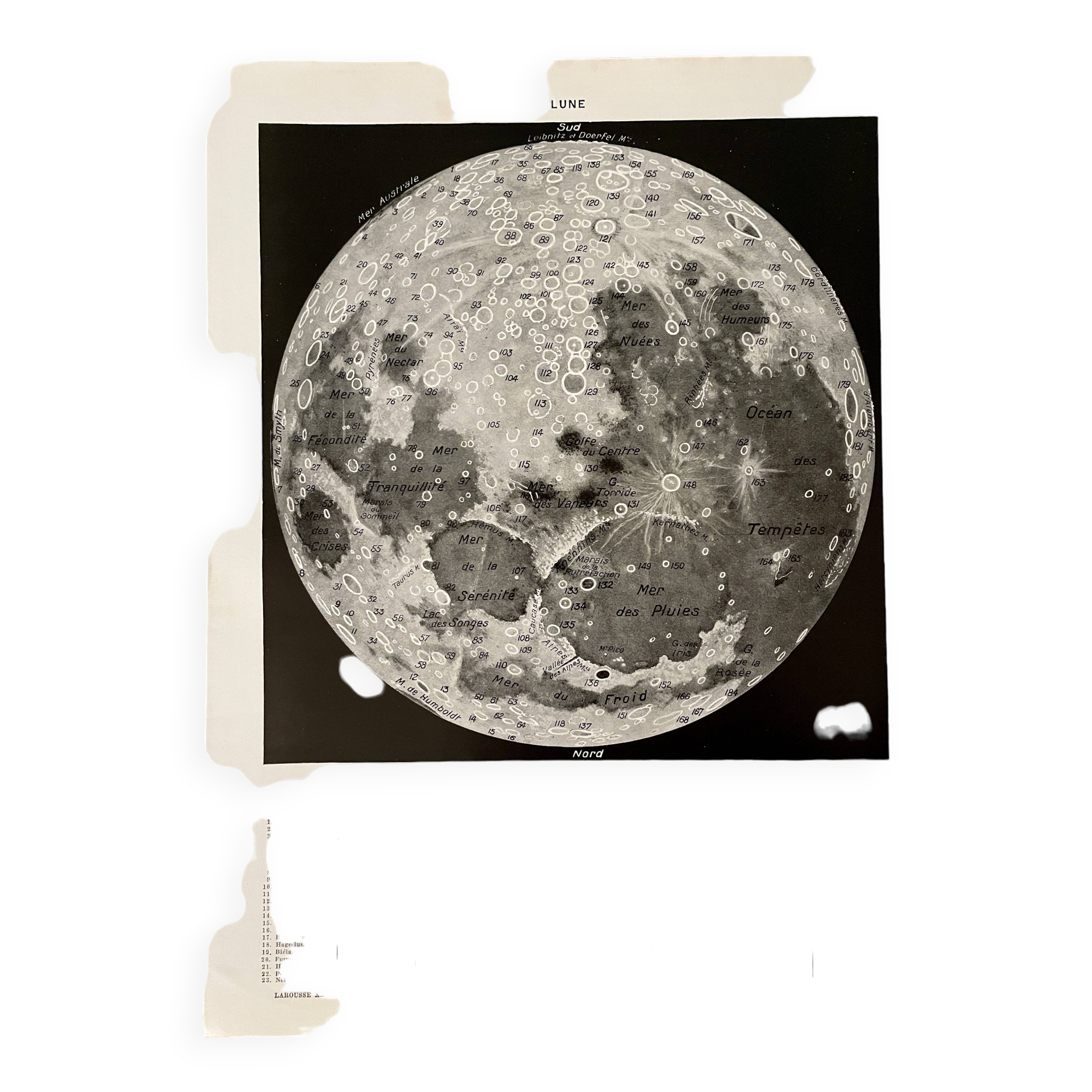 Photographic plate on the moon - 1930