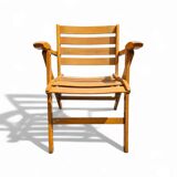 4 x folding chairs by Ico & Luisa Parisi for Reguitti, Italy, 1970s