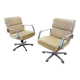 Eames "Ivory" armchair pair for Herman Miller – 1950s
