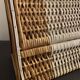 Rattan handbag and scoubidou's threads, 1950