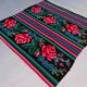 Vintage Moldovan square kilim 130x135 cm kelim wool rug medium 2549