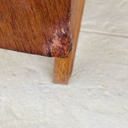 Oak storage unit, splayed legs circa 1950s