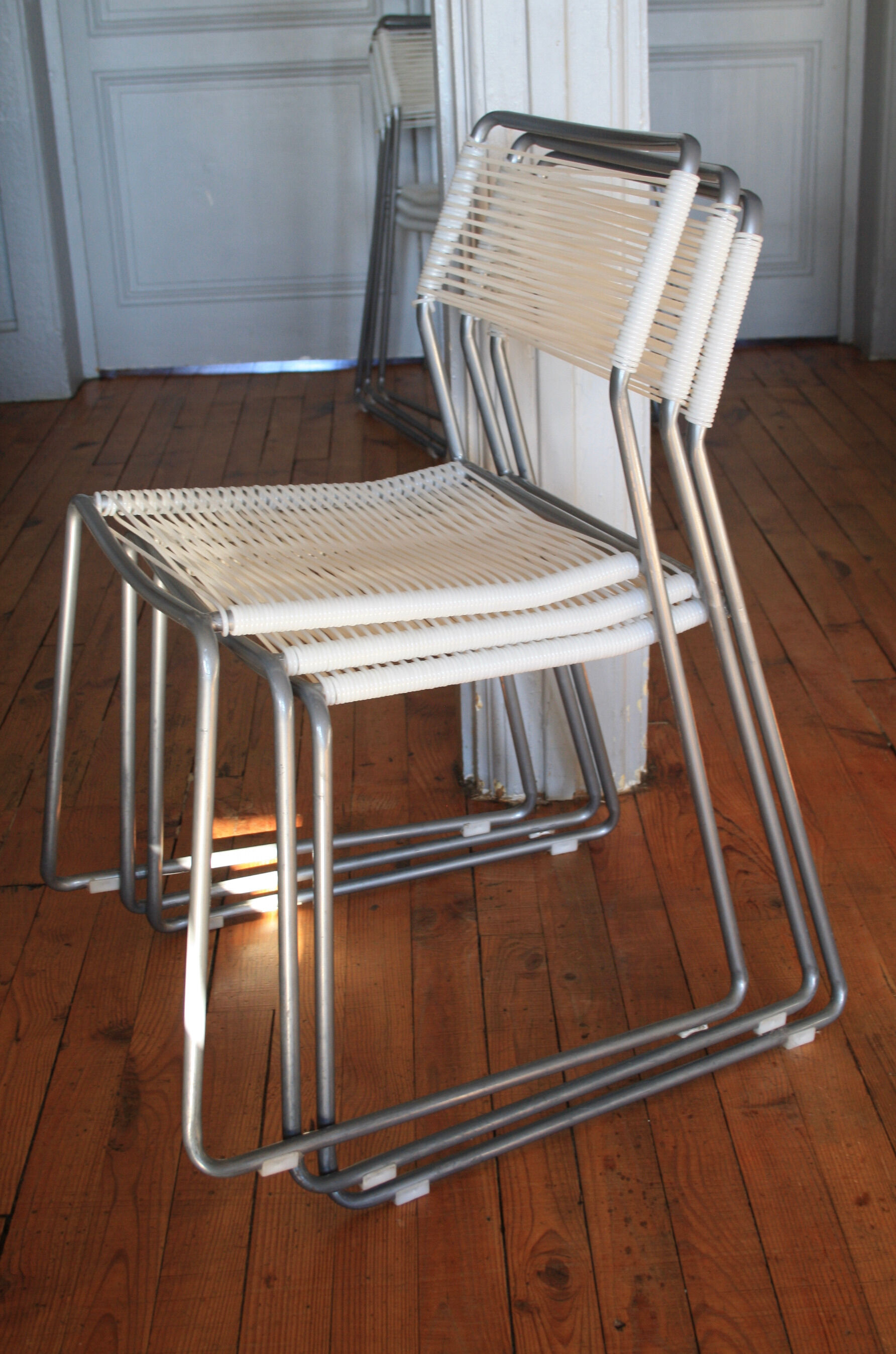 Set of 6 spaghetti chairs ikea