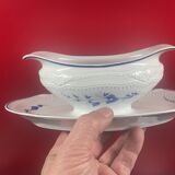 Gravy boat + 2 ramekins Bernardaud Limoges Décors De Sabran