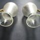 Pair of antique gold wall sconces
