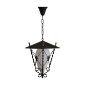 Wrought iron lantern vintage