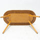 Tabouret en rotin du milieu du siècle par Jan Kalous pour ÚLUV, années 1960, Tchécoslovaquie