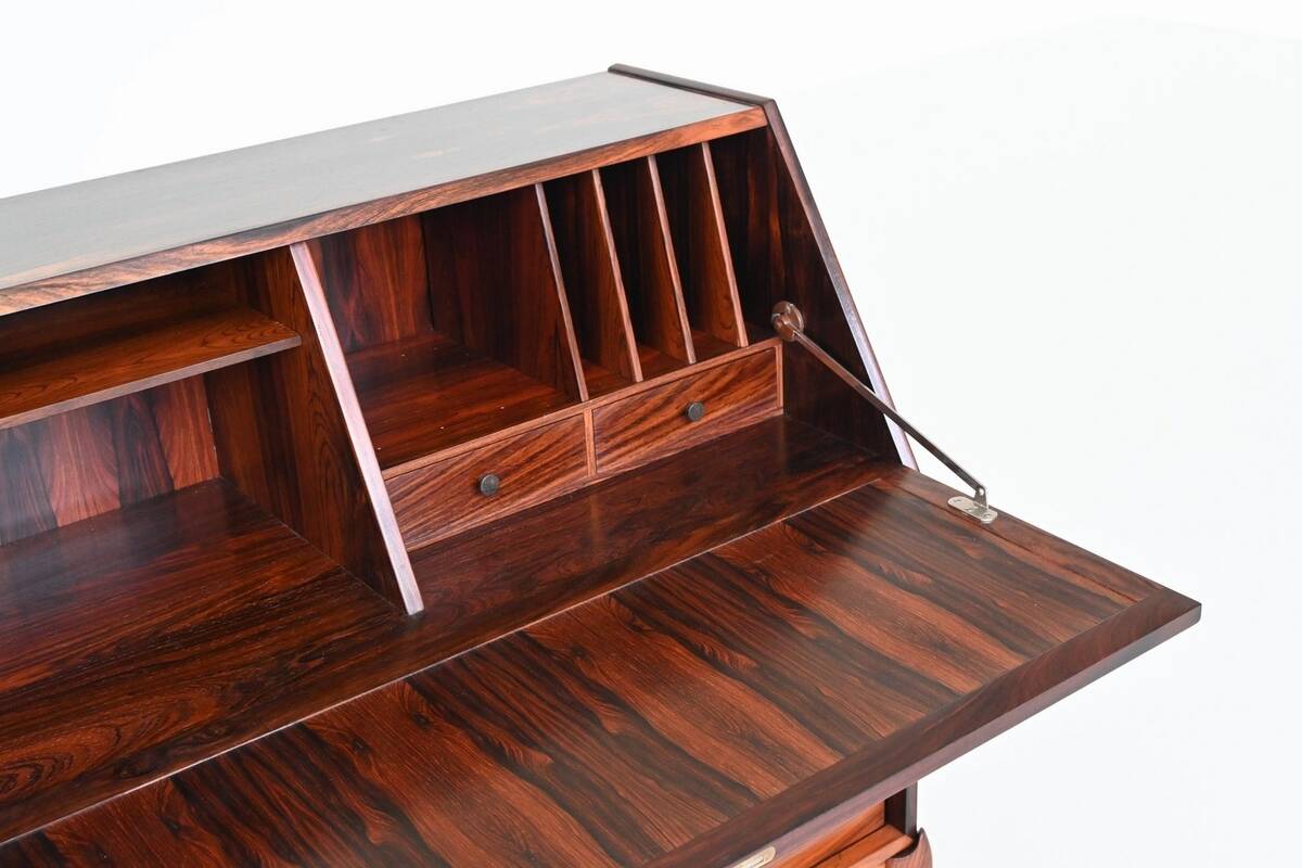 H.W. Klein secretary cabinet in rosewood Bramin Denmark 1960