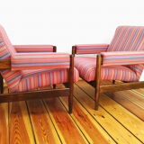 A pair of armchairs, vintage, 60s