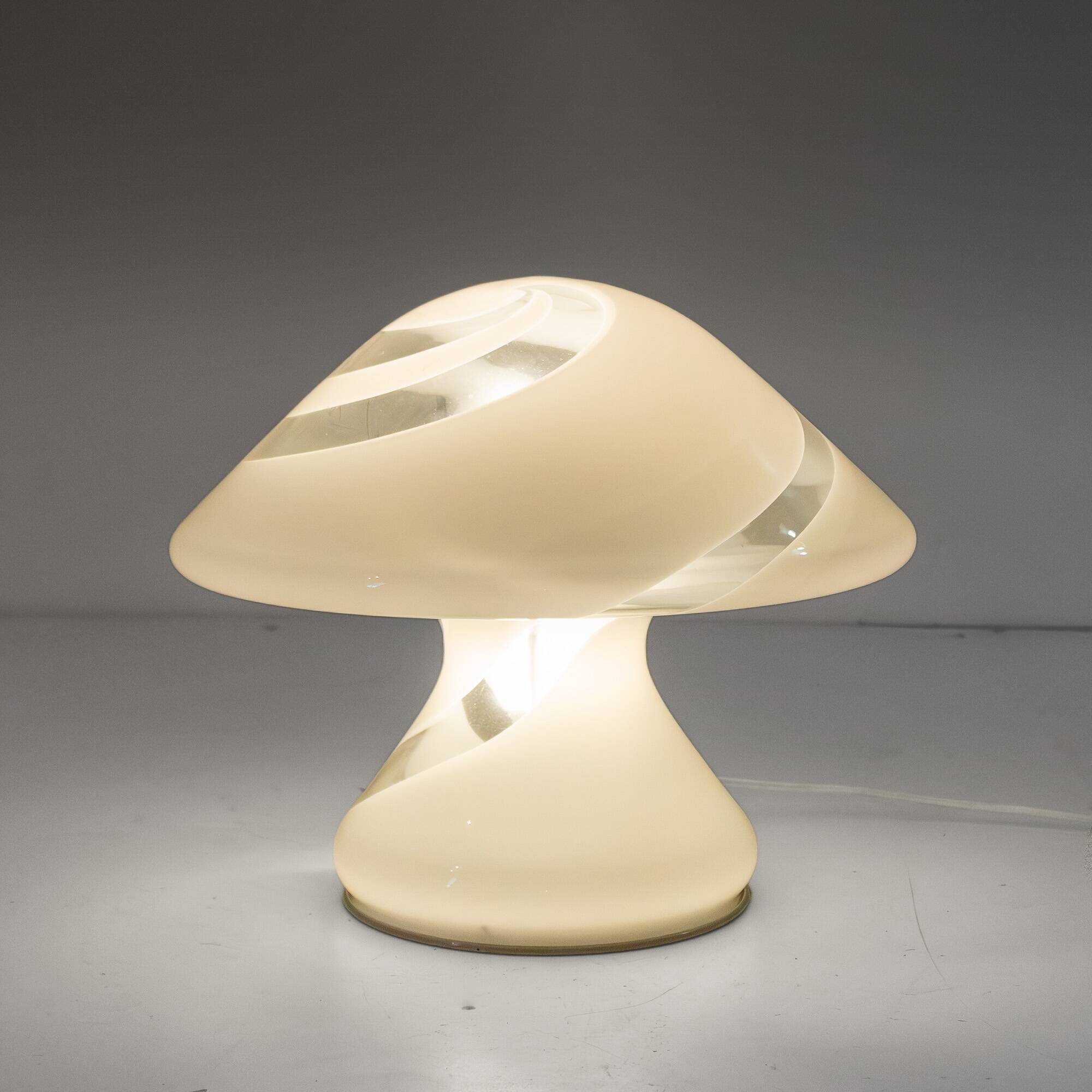 1970s Murano Glass Mushroom Table Lamp by Carlo Nason for Mazzega