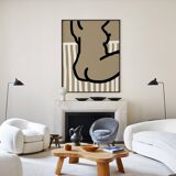 Female figure giclee art print, 50x70cm