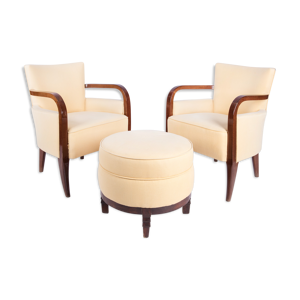 set de fauteuils et ottoman