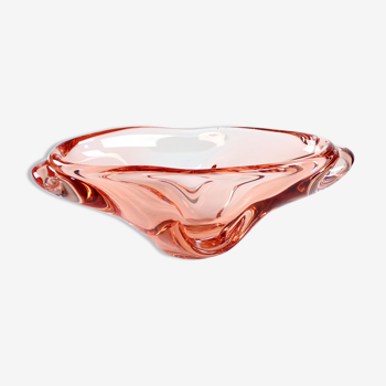 Art glass bowl by Josef Hospodka for Sklarny Chribska, 1960s
