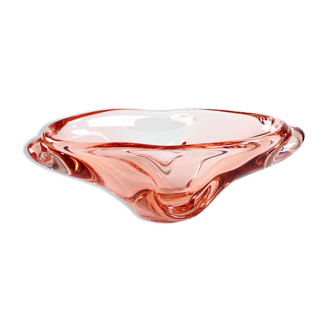 Art glass bowl by Josef Hospodka for Sklarny Chribska, 1960s