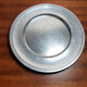 Pewter plate les Etains du Manoir diameter 30 cm, antique French