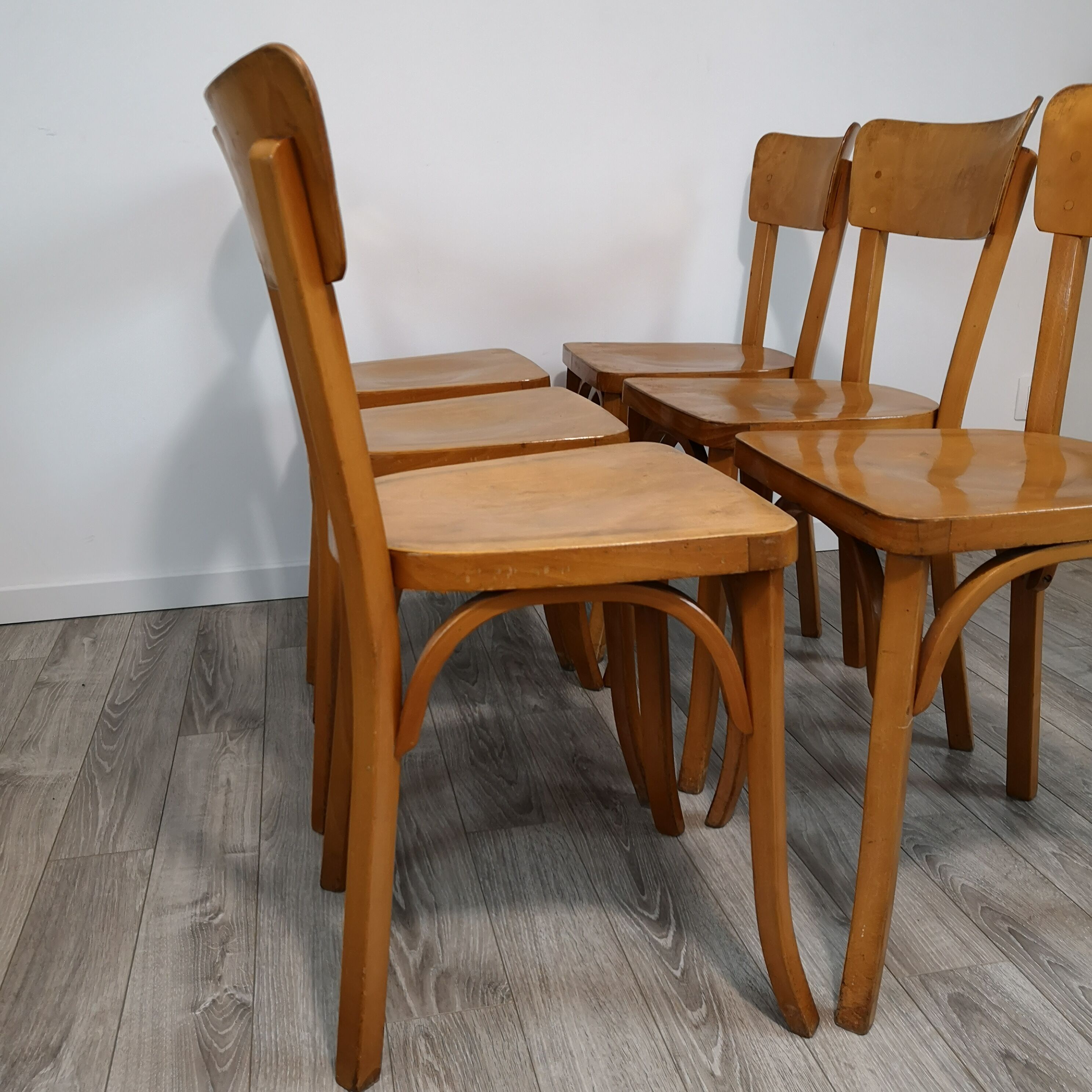Set of 6 bistro chairs