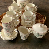 Vintage HB Creil et Montereau coffee service