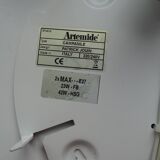 ARTEMIDE 1980 oval design wall light by Patrick Jouin orange/white 1