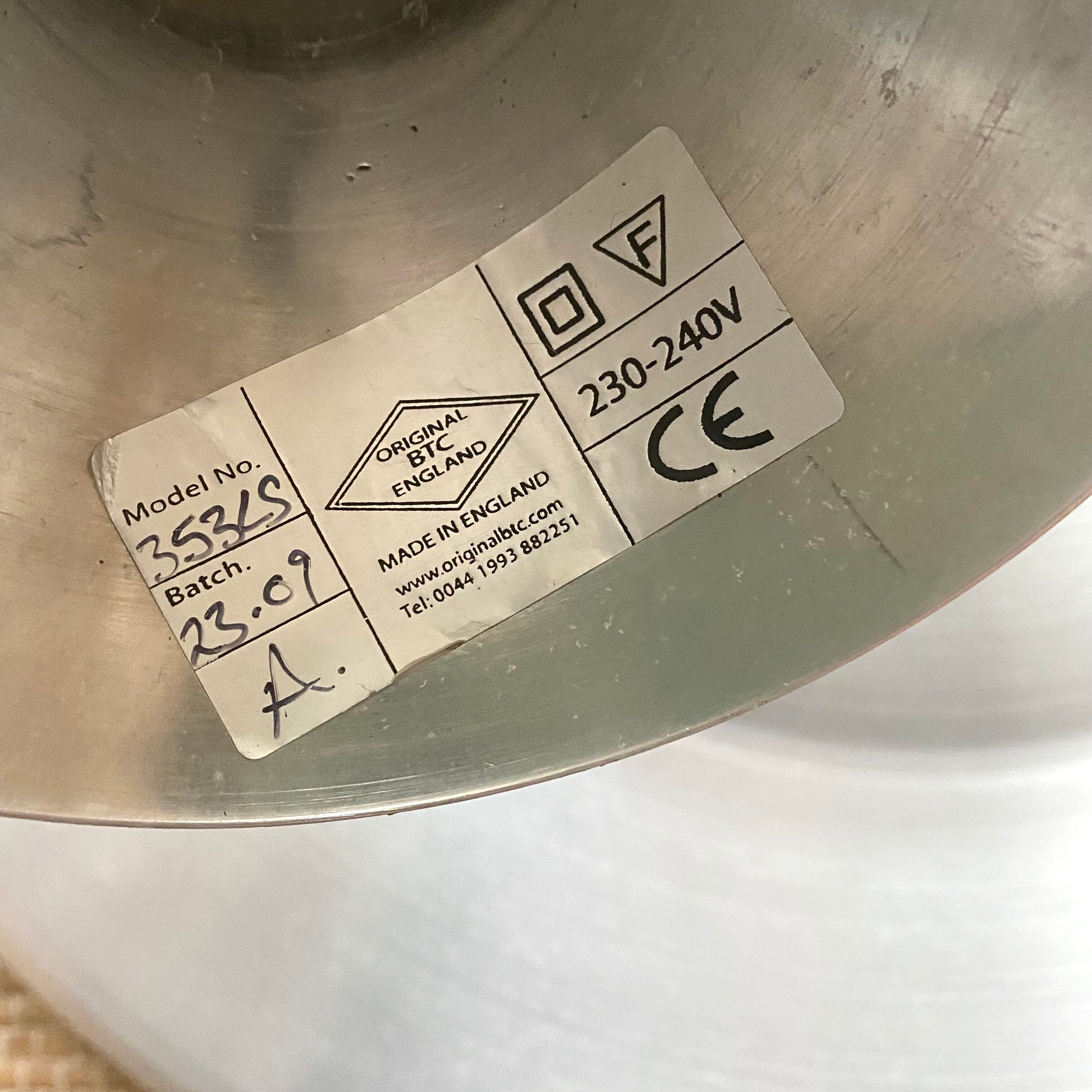 BTC 70 cm brushed aluminum pendant light