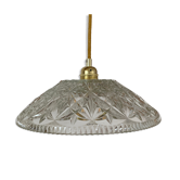 Vintage molded glass lampshade pendant lamp