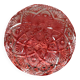 Chiseled crystal fruit bowl circa 1950-1960