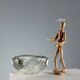 Vintage glass ashtray Barbini, Italy, 1980s-1990s