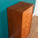 Teck restauré rétro années 1960 Austinsuite commode à tiroirs du milieu du siècle