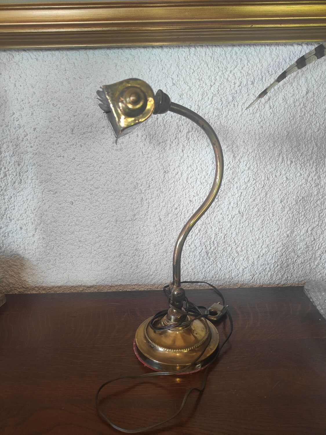 Lampe de piano ou bureau articulée en laiton
