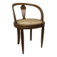 Vintage Louis XVI style chair – Cane seat, lyre-shaped back