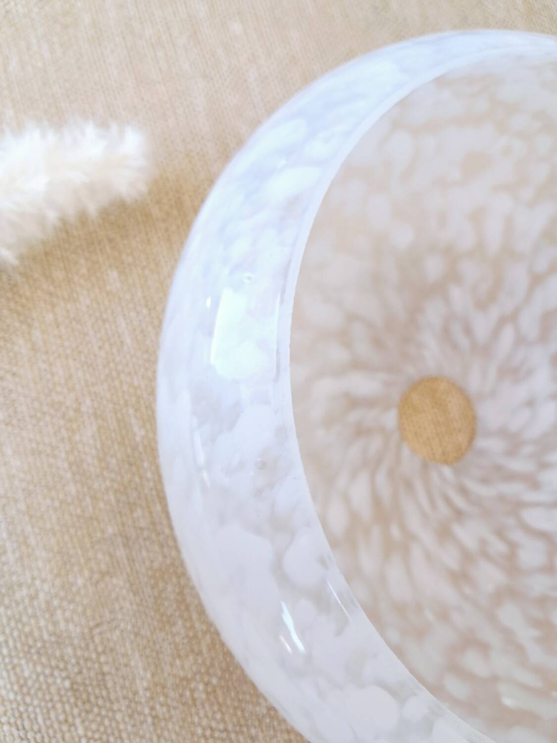 Clichy glass globe lampshade