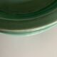 Set of 9 modernist turquoise earthenware plates from 1950 by Villeroy & Boch.