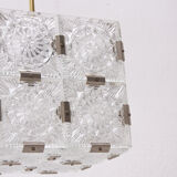 Glass Cube hanging for Kamenický Šenov, 1970s