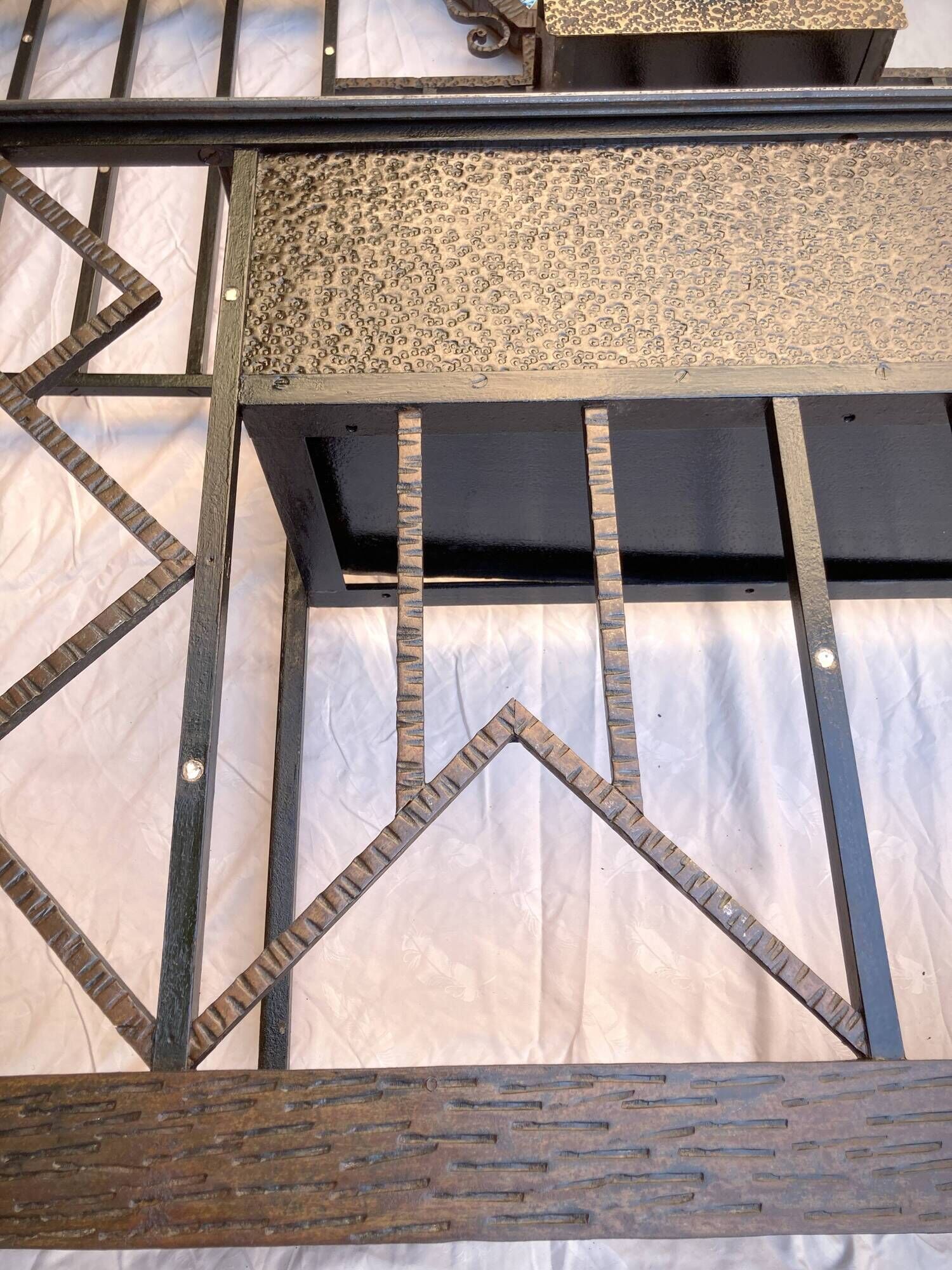 Colonial-inspired Art Nouveau wardrobe – Bevelled mirror 1939