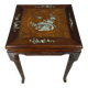 China 20th century: mahogany and burl saddle circa 1950