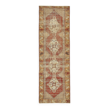 Tapis anatolien vintage turc 95 cm x 291 cm