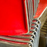 Série 6 chaises bureau design Steelcase X Max Stacker 1970’